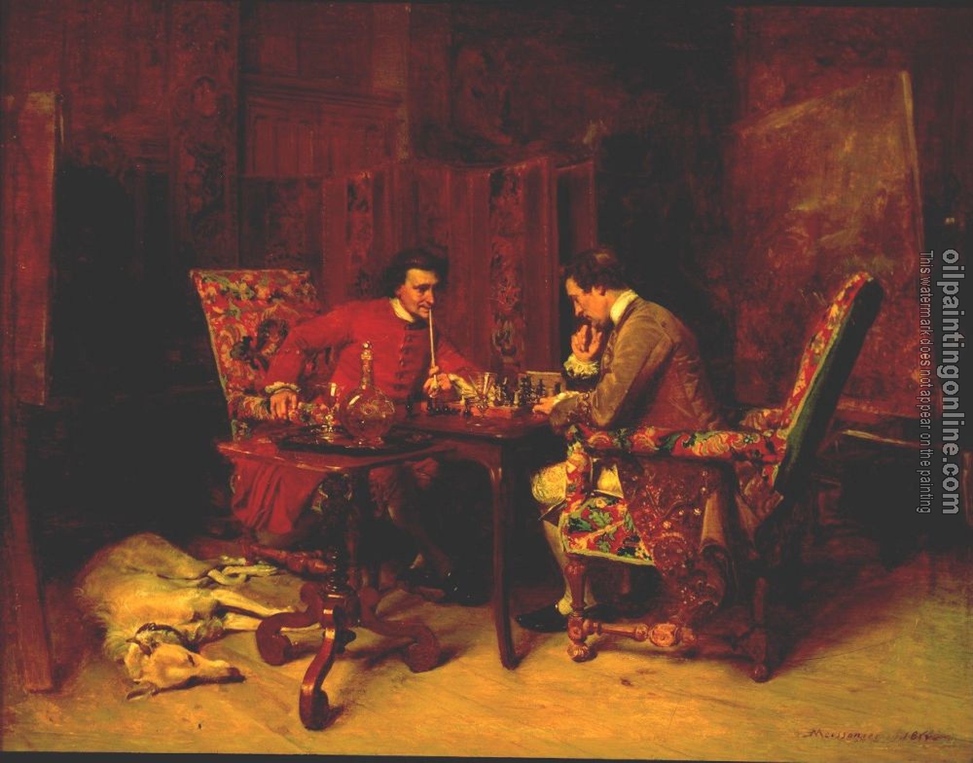 Meissonier, Jean-Louis Ernest - Chess Players